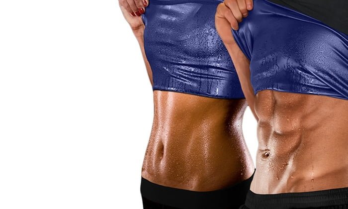 Men Body Sweat Shaper Sauna Waist Trainer Vest Slimming Sports Top Thermal  Pants 