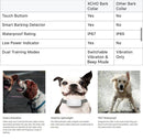 Automatic Bark Collar for Dogs, Rechargeable Anti Barking Training Collar Dog Collar