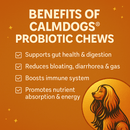 Calmdogs Probiotic Chews for Dogs – Gut Health & Digestive Support Animals & Pet Supplies