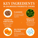 Calmdogs Probiotic Chews for Dogs – Gut Health & Digestive Support Animals & Pet Supplies