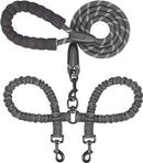 Double Dog Leash - Reflective Dual Lead For Two Dogs from Calmshops Dog Kennel & Run Accessories