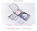 LED Light Pocket Mirror - USB Rechargeable Make - Up Double Mirror LED Mirror