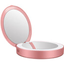 LED Light Pocket Mirror - USB Rechargeable Make - Up Double Mirror LED Mirror