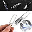 LED Tweezers - Eyebrows Pair of Tweezers with batteries Tweezers