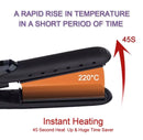 Steam Hair Straightener - Ceramic Plates with Flat Irons Hair Straightener
