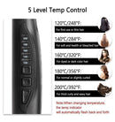 Steam Hair Straightener - Ceramic Plates with Flat Irons Hair Straightener