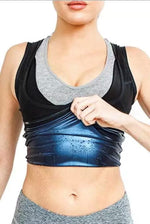 Sweat Shaper Sauna Vest - Slimming Sweat Vest Fat Burning Top Sauna Vests