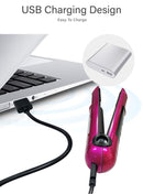 Wireless USB Rechargeable Portable Titanium Travel Hair Straightener Flat Irons Hair Straightener