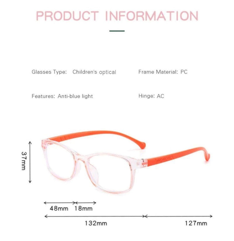 Anti Blue Light Glasses For Kids Gaming Video Computer Eye Glasses Blue Light Filter - Calmshops.co.uk