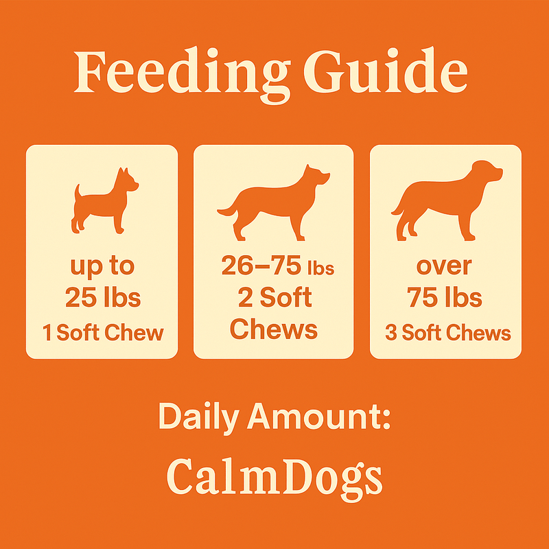 Calmdogs Probiotic Chews for Dogs – Gut Health & Digestive Support Animals & Pet Supplies