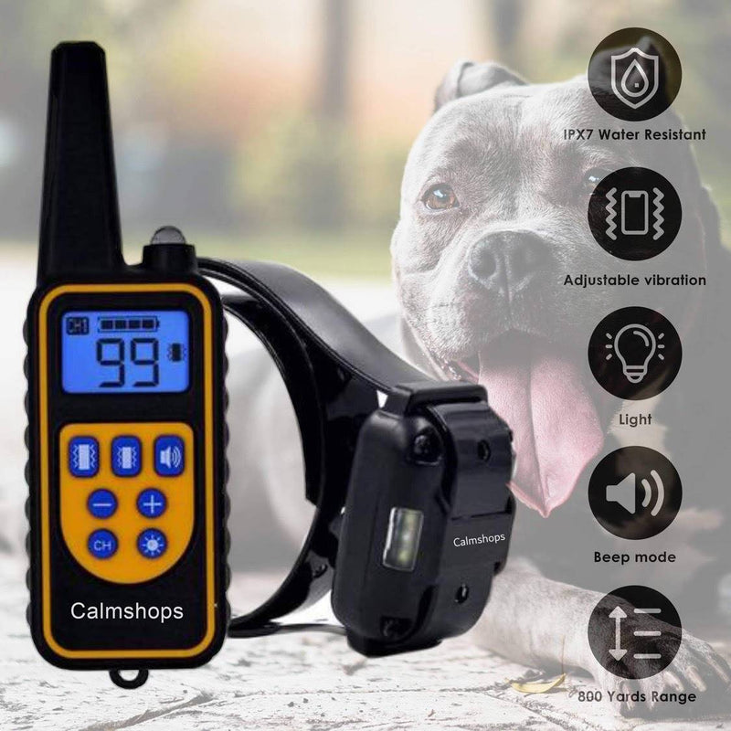 Calmshops vibrating dog collar