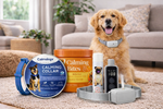 4-in-1 Dog Calming Bundle – Remote Controlled No Shock Training & Anxiety Relief