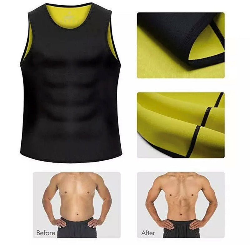 Men Sauna Vest Slimming Sweat Vest Sweat More Bodyshaper