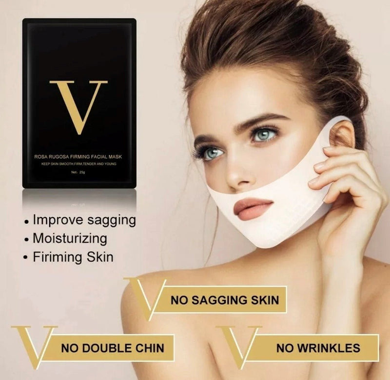 V Line Face Lifting Mask Double Chin Reducer V Shape Slimming Firming Mask Slim - Calmshops.co.uk