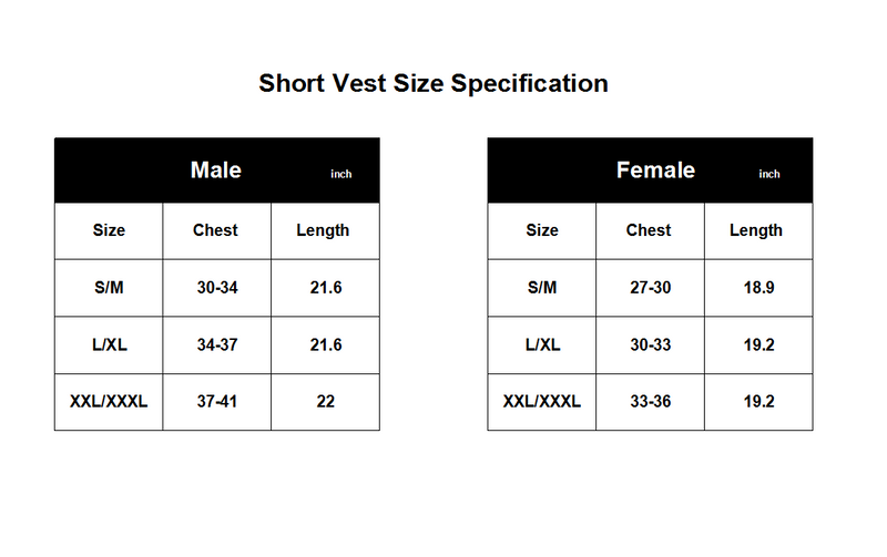 Sweat Shaper Sauna Slimming Vest For Petite Men or Women
